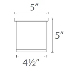 Tube Outdoor Wall / Ceiling Light