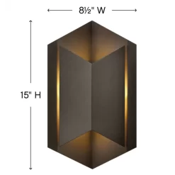 Lex 120V Outdoor Wall Sconce - Discontinued Floor Model