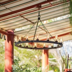 Sawyer Outdoor Chandelier -Fashion Lighting hnk 29207dz 2 app