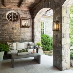 Rhodes 120V Outdoor Square Pendant -Fashion Lighting hnk 29304wb 2 app