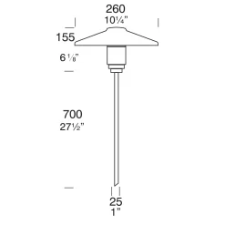 12V Tier Lite LED Path Light