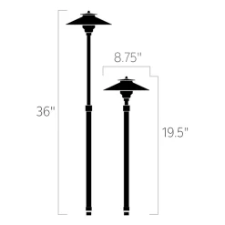 12V Large Adjustable Height Path Light