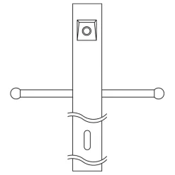 3 X 84 Direct Burial Post W/ Ladder Rest / Ext Photocell