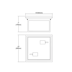Knowlton Outdoor Ceiling Light Fixture