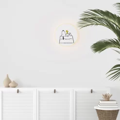 Peanuts Ramen Wall Sconce -Fashion Lighting koncept RMW PEANUTS INST4