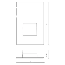 Sonic Outdoor 120V Vertical Step Light