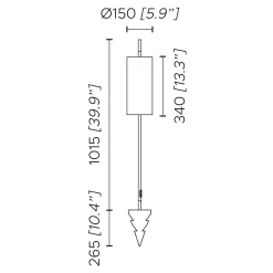 Lagoon Cylinder Outdoor Floor Lamp With Picket Base