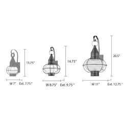 Livex Lighting Newburyport Outdoor Wall Sconce