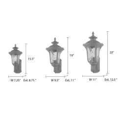 Livex Lighting Oxford Outdoor Upward Wall Sconce
