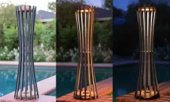 Corsetta Outdoor Solar Floor Lamp -Fashion Lighting ljs TECK415 500 INST1