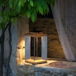 Blade Outdoor Solar Lantern -Fashion Lighting ljs blade lantern TECKA60C inst1