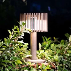 Pixy Outdoor Solar Portable Table Lamp -Fashion Lighting ljs pixy TECKSF36DT inst2