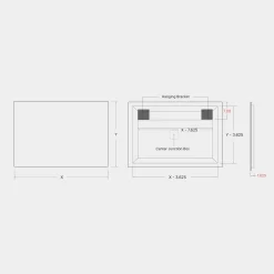 Classic L05I Horizontal No Frost Indirect LED Mirror