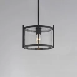 Belfry Outdoor Pendant -Fashion Lighting maxim 30061CLBK 01