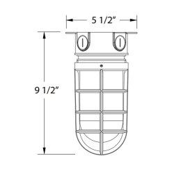 Vaportite Outdoor Ceiling Light Fixture
