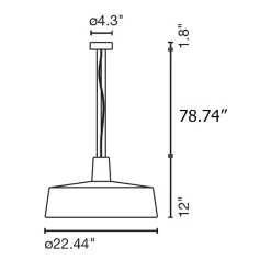 Marset Soho 57 Outdoor Pendant