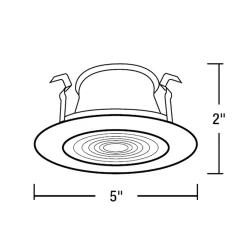 NL Series 4IN RD Lensed Fresnel Trim