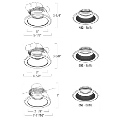 Cobalt Click RD Retrofit Baffle Downlight