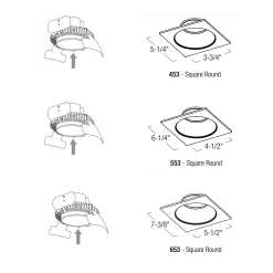 Cobalt Click SQ Retrofit Round Aperture Reflector Downlight