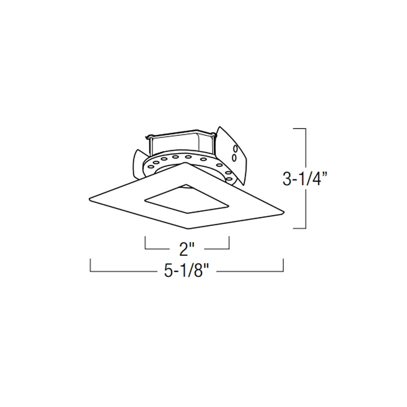 Cobalt 4IN SQ Retrofit Pinhole Downlight 1 Cobalt 4IN SQ Retrofit Pinhole Downlight