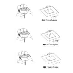 Cobalt Click SQ Retrofit Regress Reflector Downlight