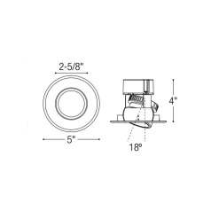 Onyx 4IN RD Retrofit Adjustable Reflector Downlight