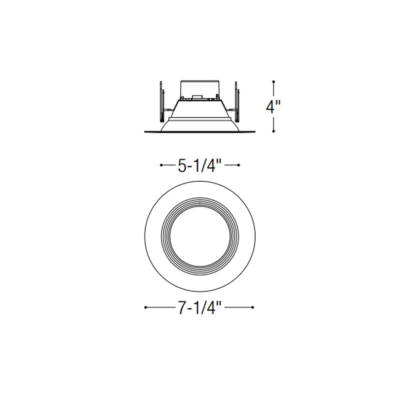 Onyx 5/6IN RD Retrofit Baffle Downlight 1 Onyx 5/6IN RD Retrofit Baffle Downlight