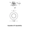Onyx 5/6IN RD Retrofit Adjustable Reflector Downlight