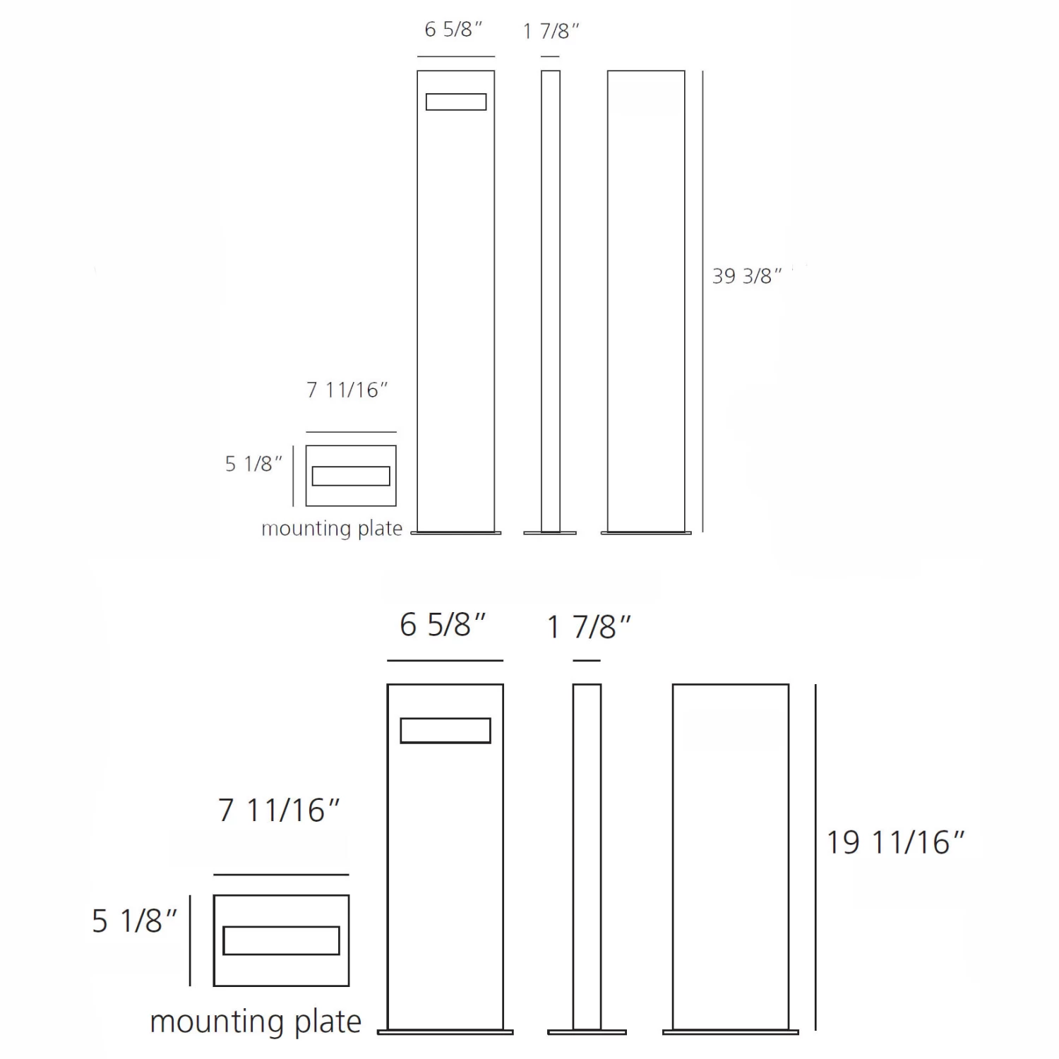 Artemide Nuda Unilateral Outdoor Floor Light 1 Artemide Nuda Unilateral Outdoor Floor Light