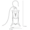 Ships Hook Outdoor Table Lamp