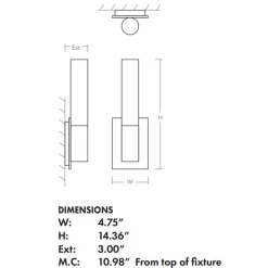 Magneta Outdoor Wall Light