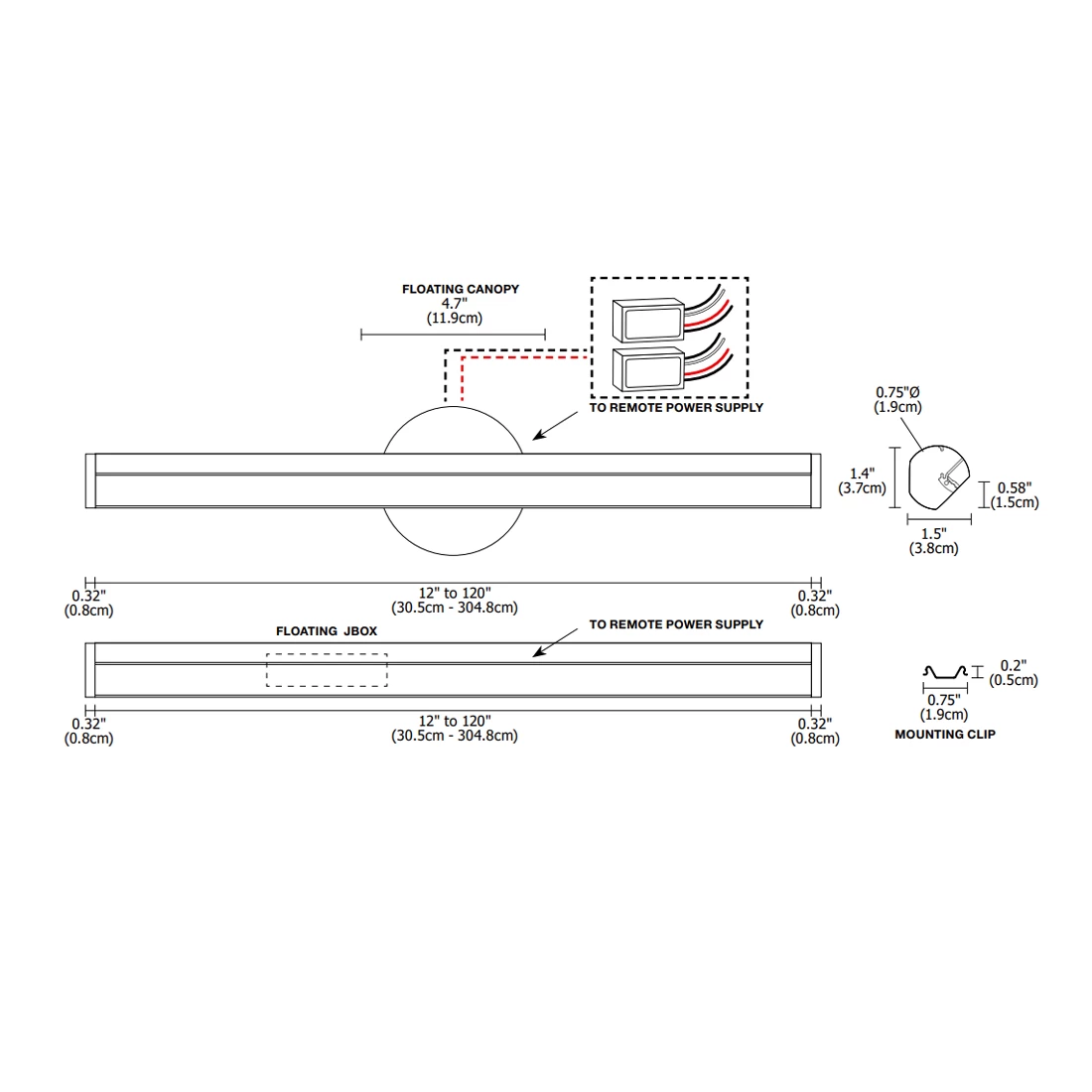 Bardot Tunable White Bath Bar With Remote Power 1 Bardot Tunable White Bath Bar With Remote Power