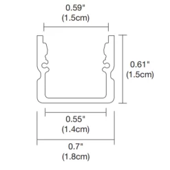 Flex Neon .5 Inch Channel