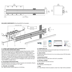 TruLine .5A Trucolor RGBTW Plaster-In LED System