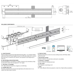 TruLine 1A Trucolor RGBTW Plaster-In LED System