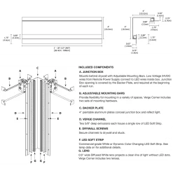 Verge Corner Plaster-In System 24V