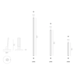 Pencil Cordless Lamp With Stand