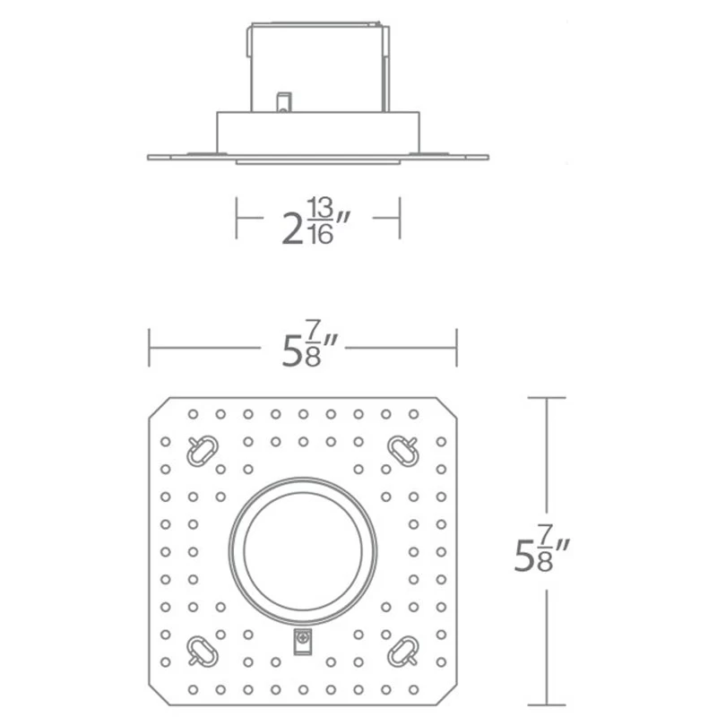 Aether 2IN Round Trimless Wall Wash Trim 1 Aether 2IN Round Trimless Wall Wash Trim
