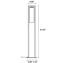Dome UL Outdoor Floor Lamp