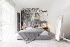 Rectangle Edge-Lit LED Standing Mirror -Fashion Lighting rectangle mirror install