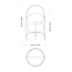 Cesta Outdoor Table / Floor Lamp