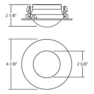 4IN Round Shower Dome Trim 1 4IN Round Shower Dome Trim