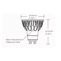 Vivid 3 LED MR16 GU10 7.5W 10 Deg 2700K 95CRI