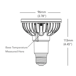 Brilliant HL PAR30L Med Base 14W 120V 9Deg 2700K 92CRI