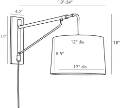 Anthony Plug-In Wall Sconce