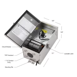 150W 12V Outdoor Magnetic Transformer