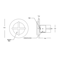 GDG-3M 120V Outdoor Recessed Wall/Step Light