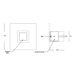 GDG-SQP Outdoor Recessed Wall/Step Light 12V