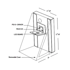18-04 Outdoor Wall Sconce 12V