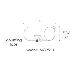 MCPS-1T Concrete Pour Sleeve With Brackets